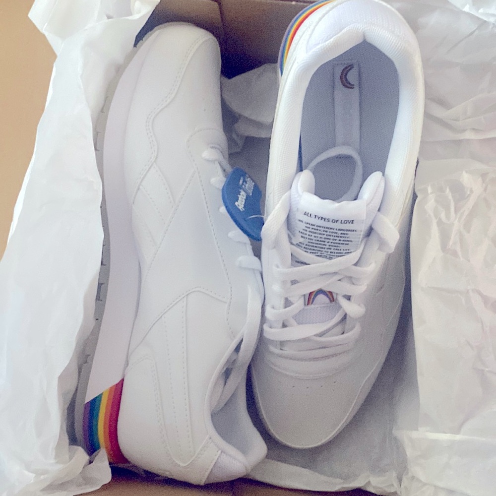 Happy Pride selling brand Reebok pride sneakers